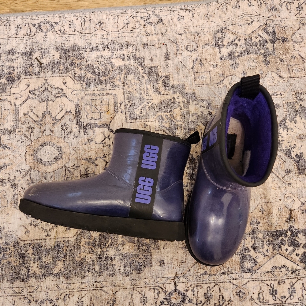 Ugg pvc women boots.